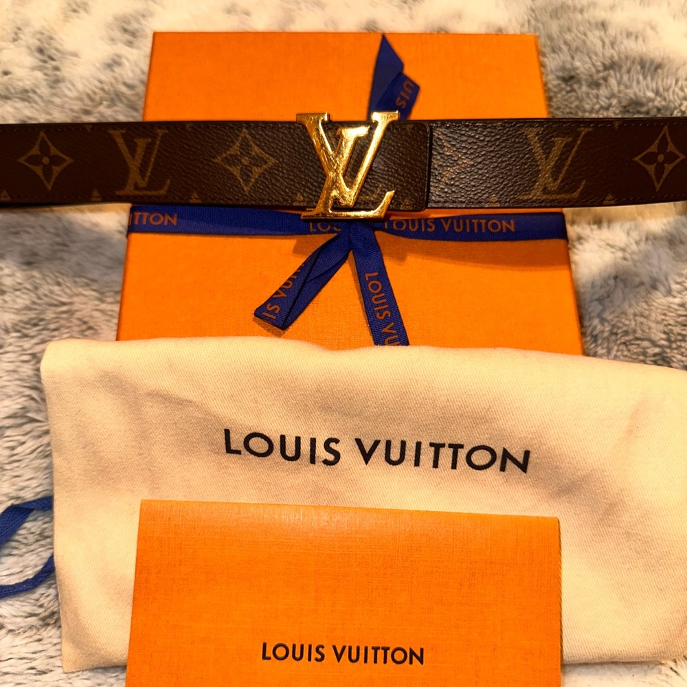 Louis Vuitton LV Initiales 30mm Reversible Belt 85 cm